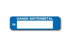 Klistermærke-ce-type-Dansk-Sintermetal_30x8