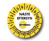 Klistermærke-kontrol-service-Interroll-ø20