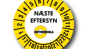 Klistermærke-kontrol-service-Interroll-ø20