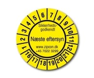 Klistermærke-kontrol-service-Zipcon-ø25