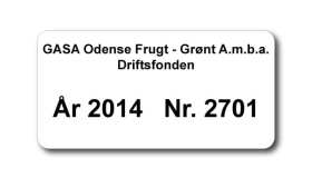 Klistermaerke-registrering-lokation-Gasa_Odense_Frugt-Groent_100x50